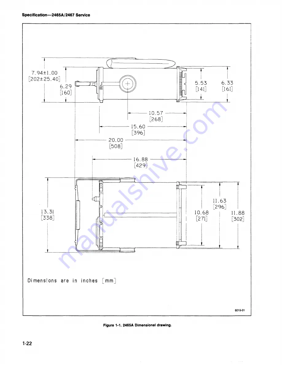 Tektronix 2465A Service Manual Download Page 31