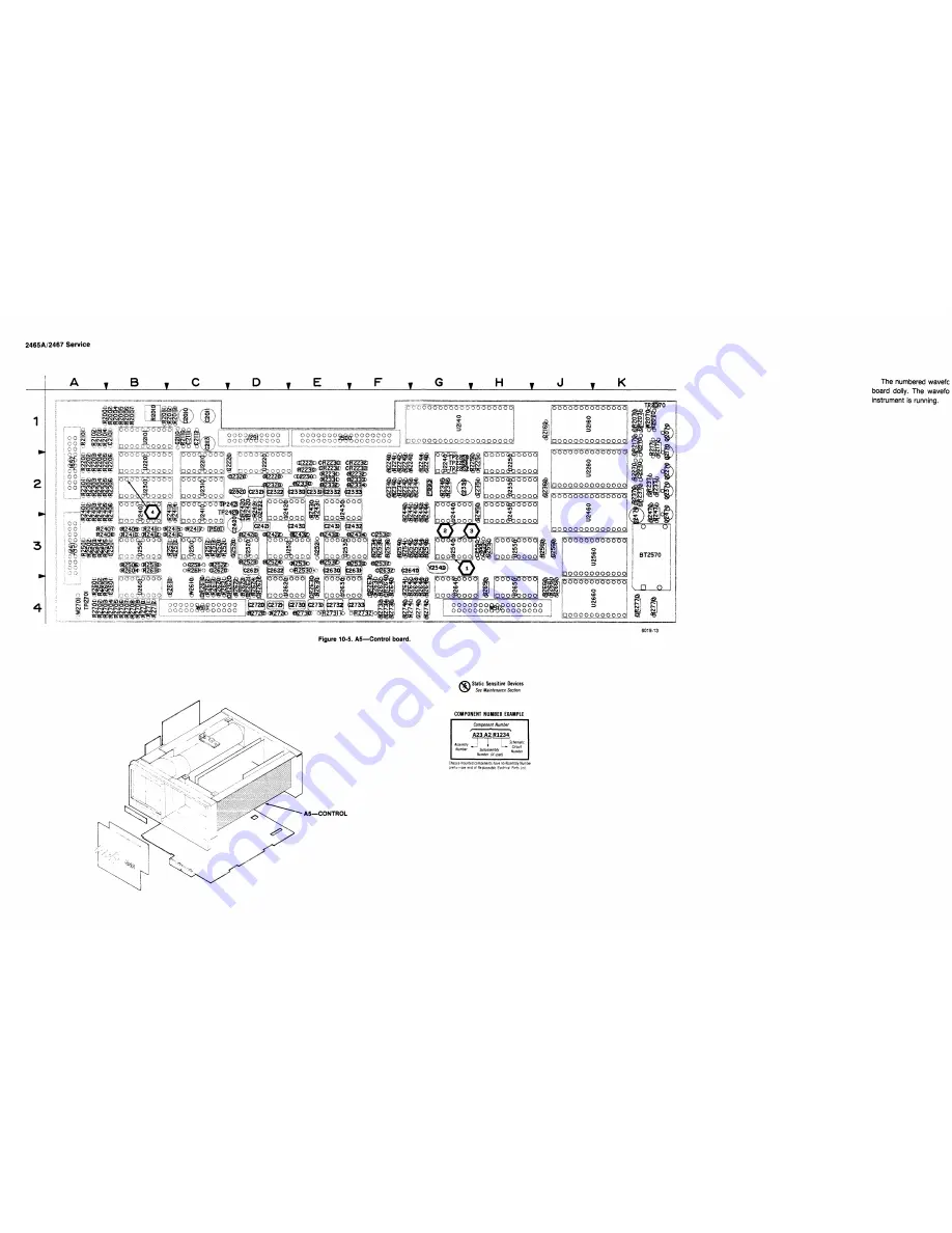 Tektronix 2465A Скачать руководство пользователя страница 275