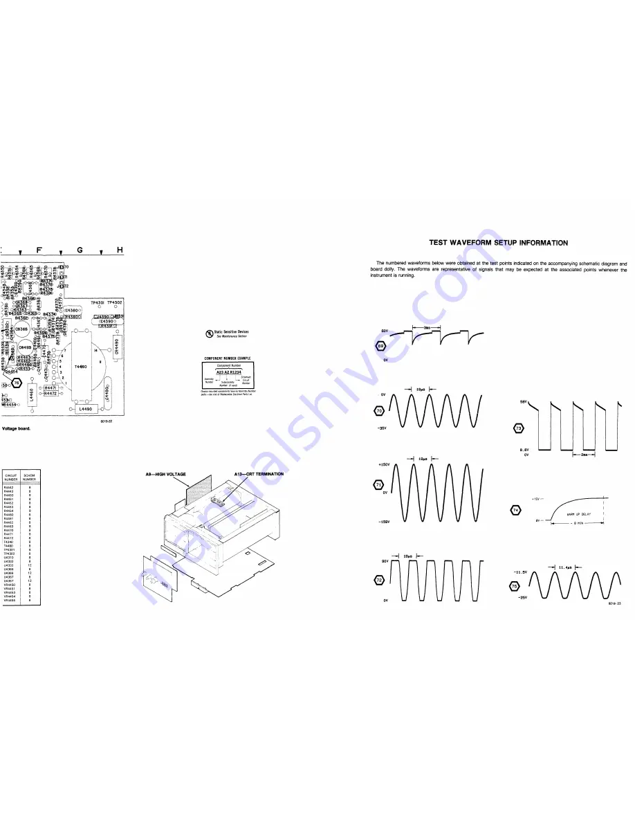 Tektronix 2465A Скачать руководство пользователя страница 319