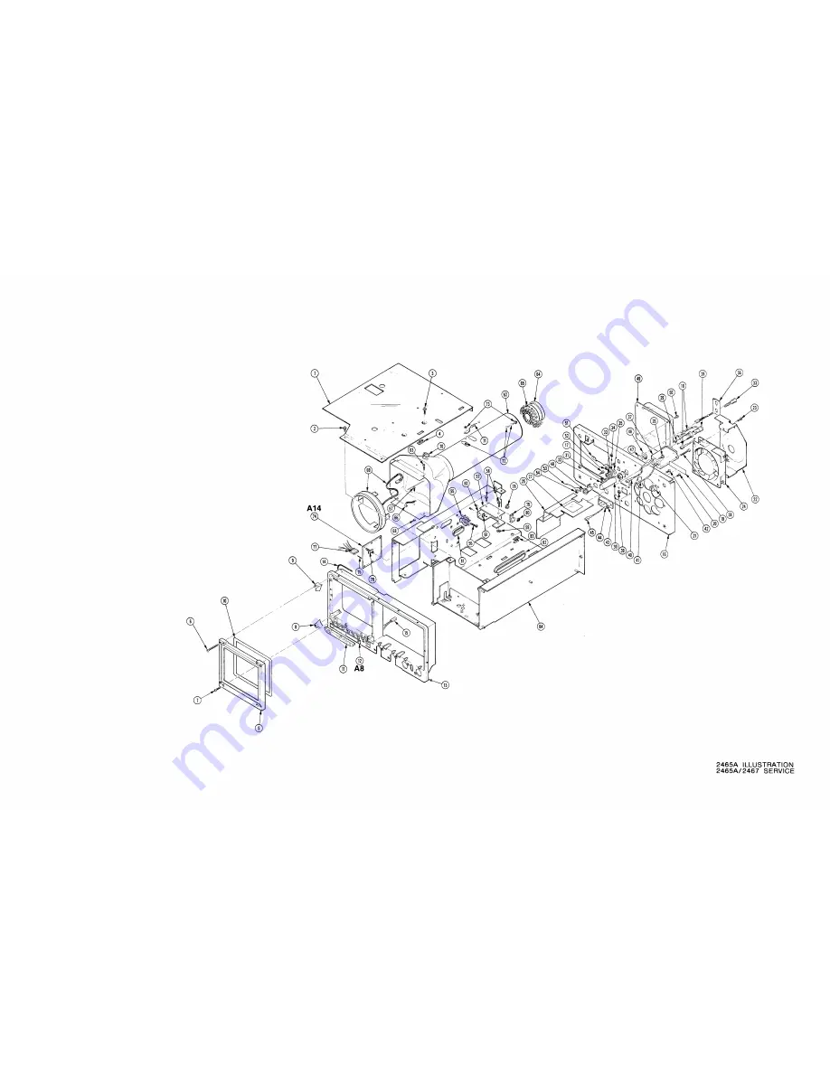 Tektronix 2465A Скачать руководство пользователя страница 374