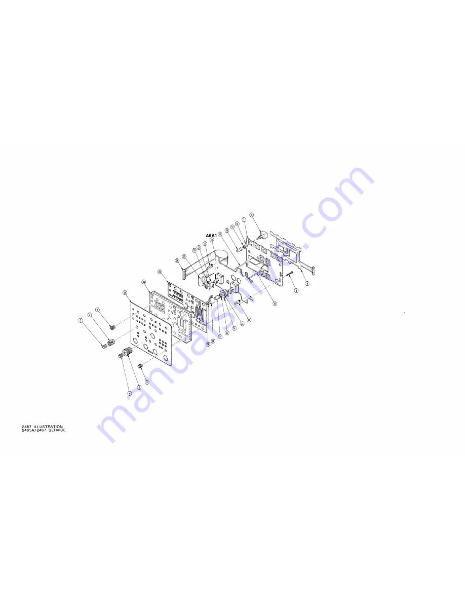 Tektronix 2465A Скачать руководство пользователя страница 386