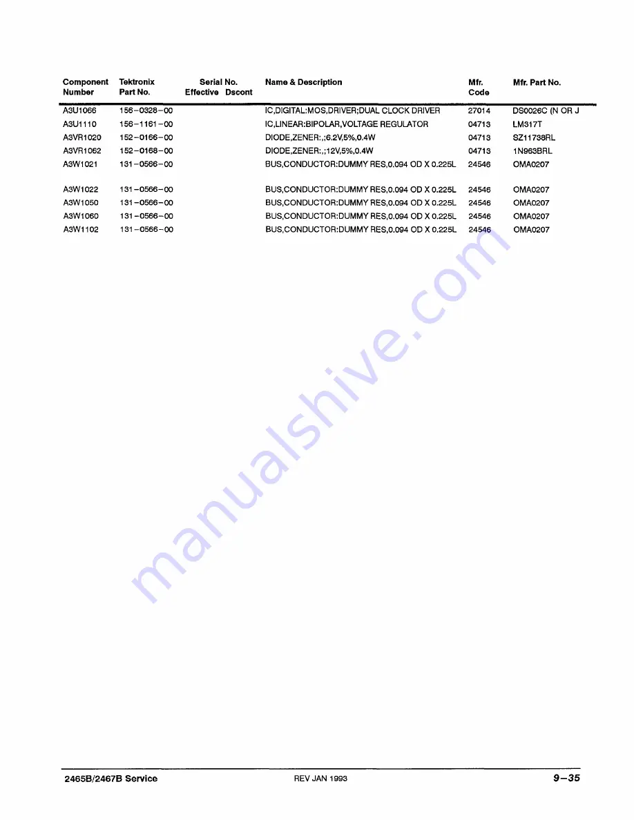 Tektronix 2465B Скачать руководство пользователя страница 363