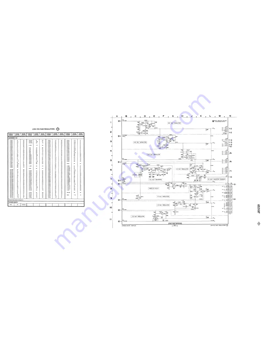 Tektronix 2465B Service Manual Download Page 444