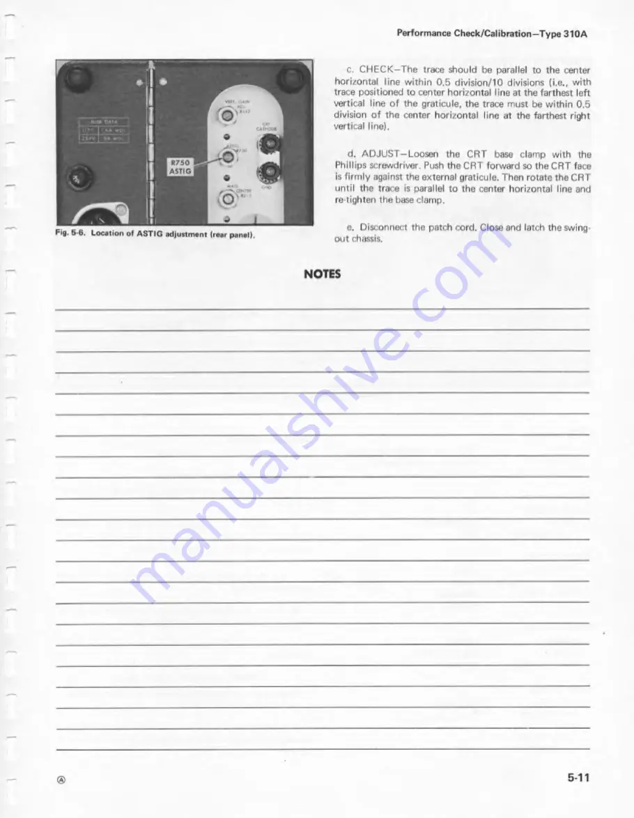 Tektronix 310A Instruction Manual Download Page 61