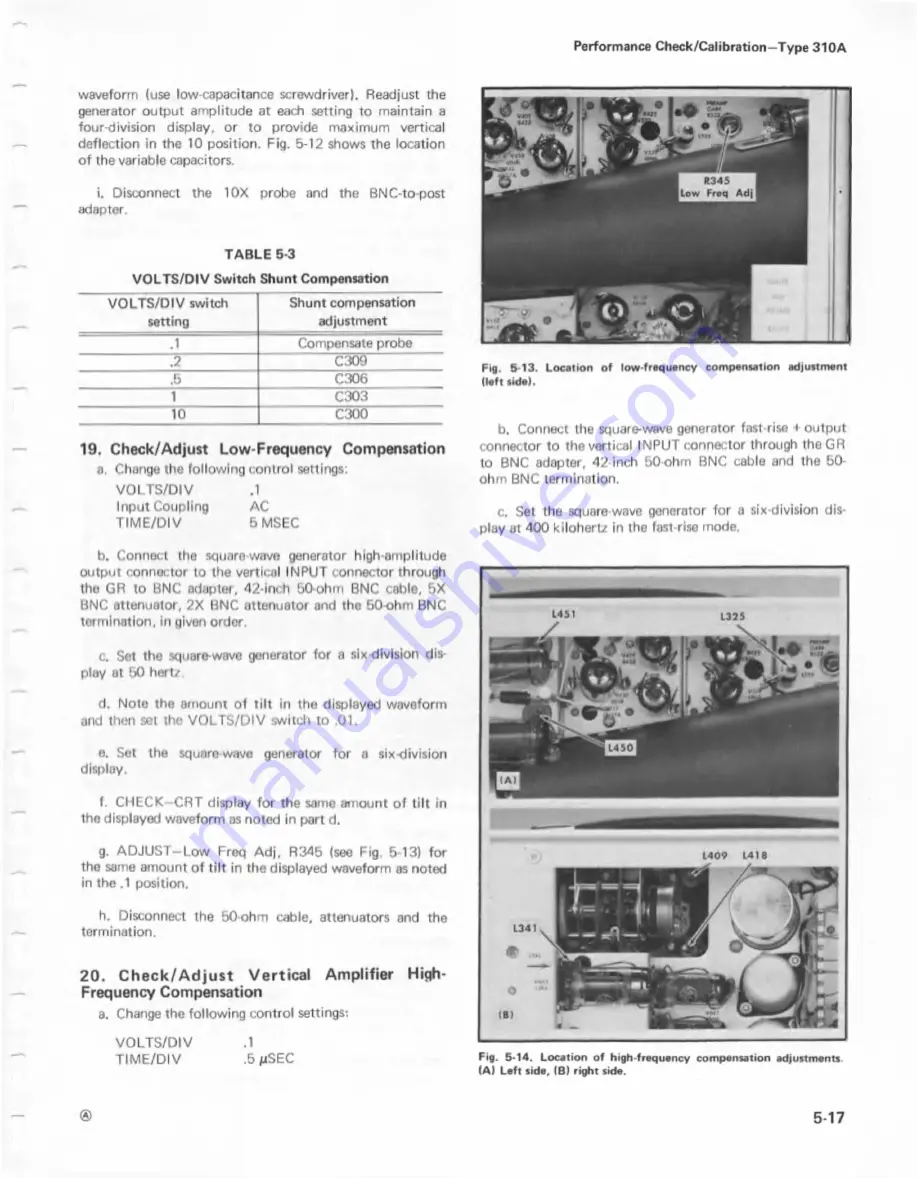 Tektronix 310A Скачать руководство пользователя страница 67