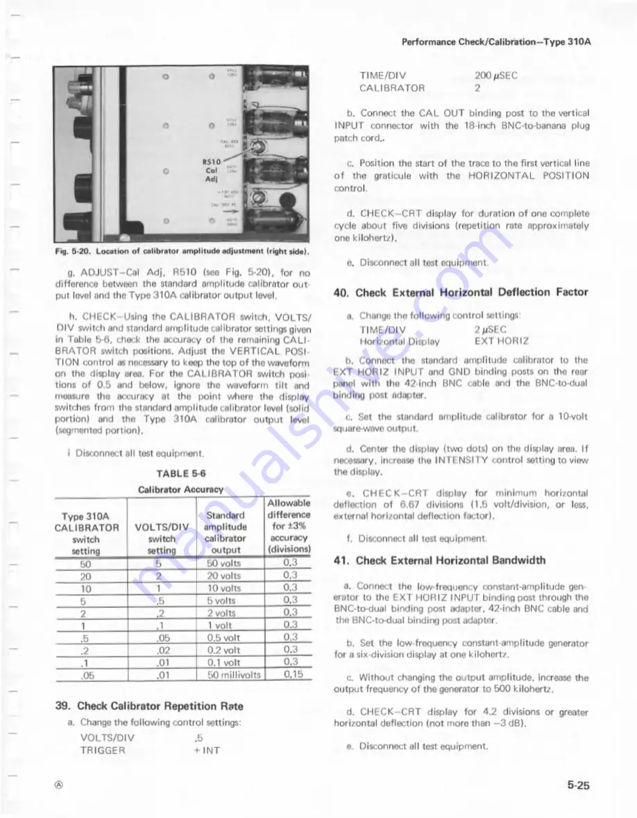 Tektronix 310A Instruction Manual Download Page 75