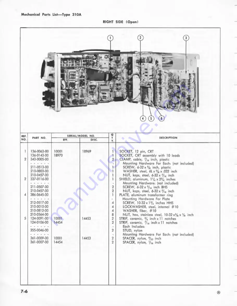 Tektronix 310A Instruction Manual Download Page 94