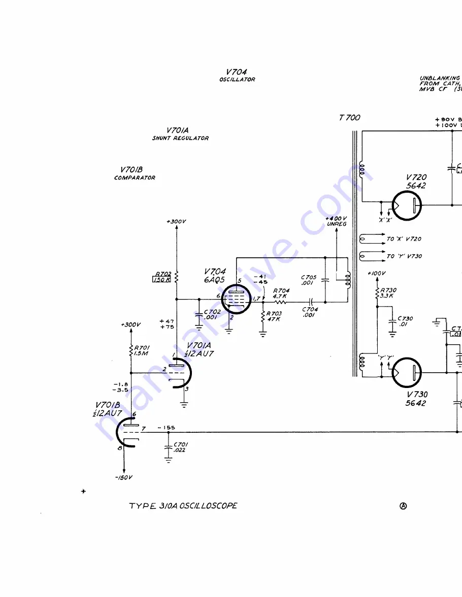 Tektronix 310A Instruction Manual Download Page 128