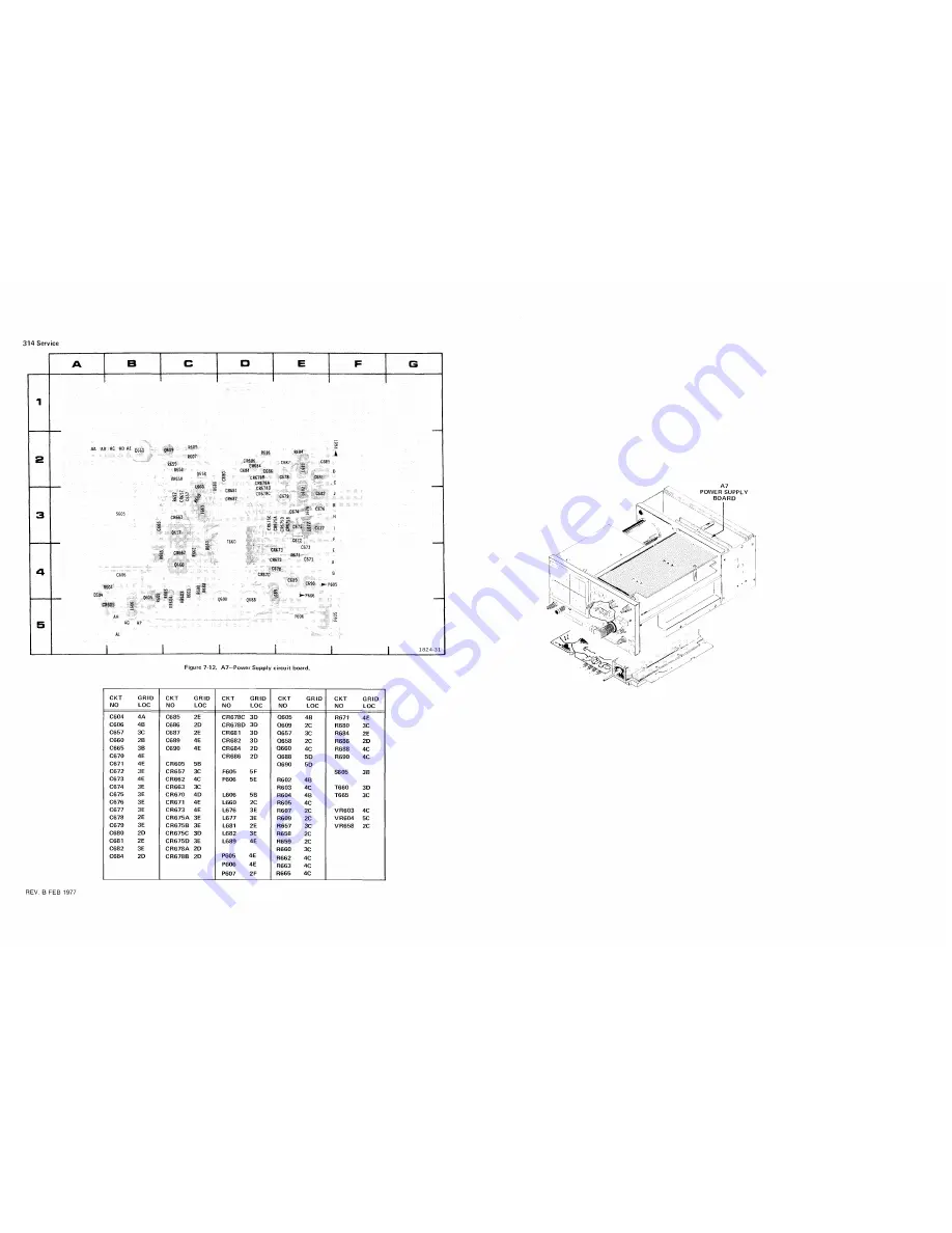 Tektronix 314 Instruction Manual Download Page 135