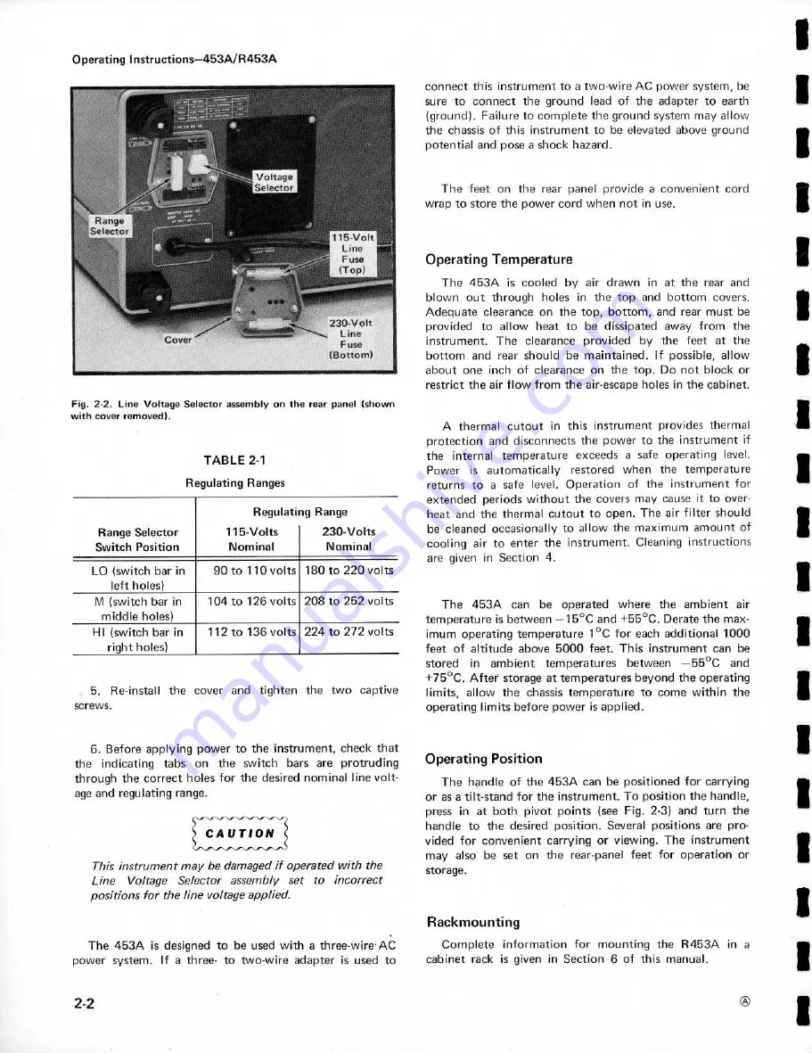 Tektronix 453A Скачать руководство пользователя страница 19