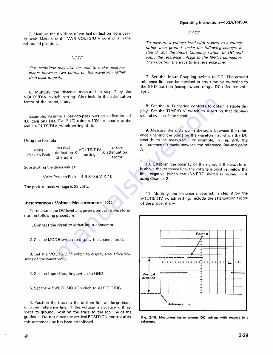 Tektronix 453A Instruction Manual Download Page 46