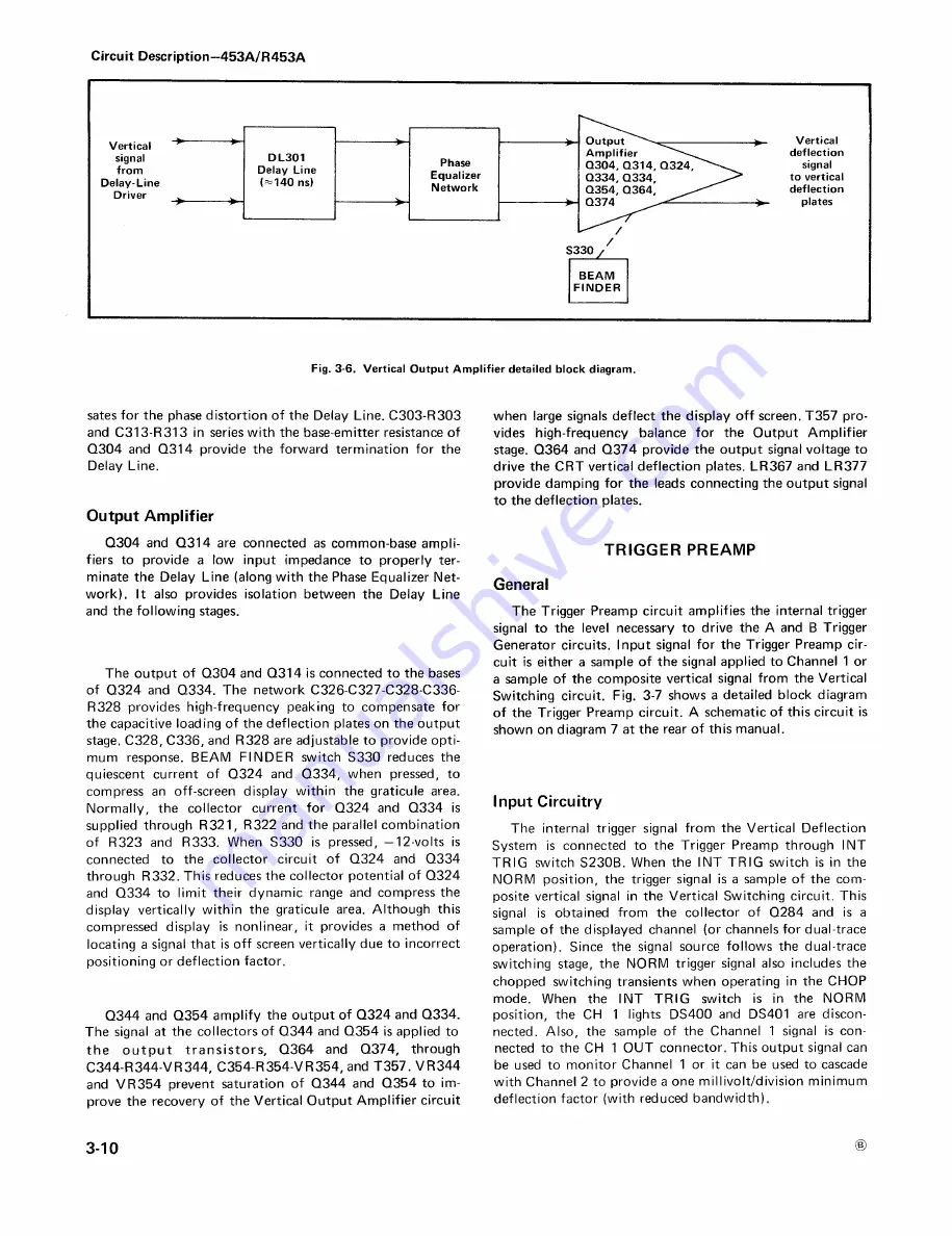 Tektronix 453A Instruction Manual Download Page 69