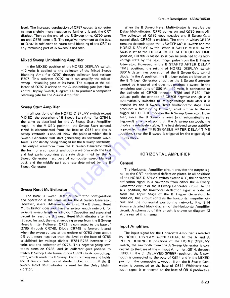 Tektronix 453A Instruction Manual Download Page 82