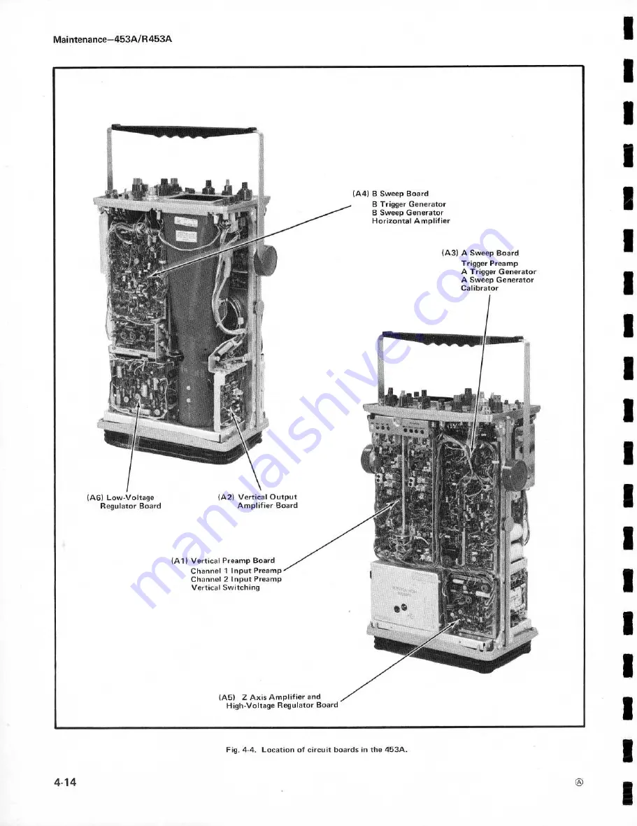 Tektronix 453A Instruction Manual Download Page 105