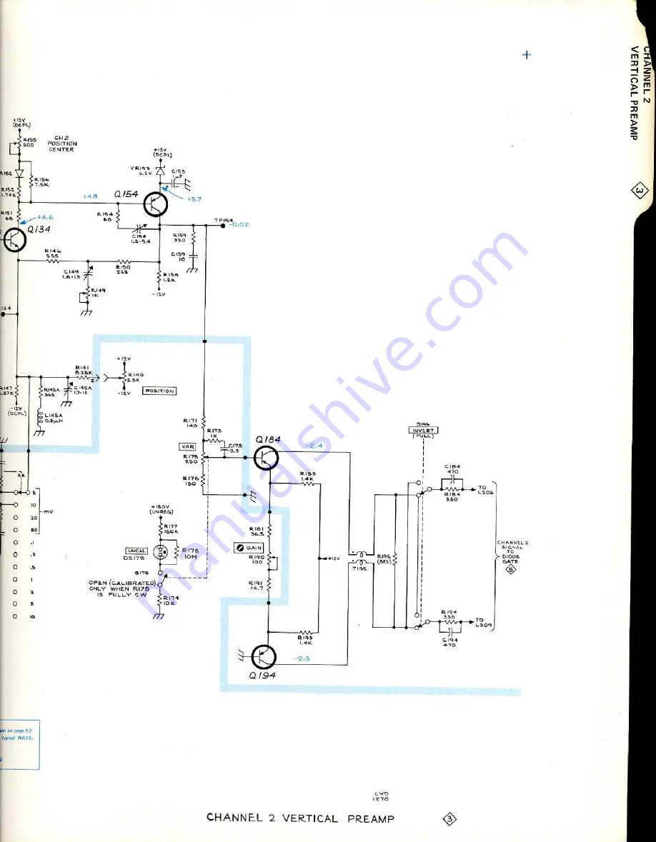 Tektronix 453A Instruction Manual Download Page 219