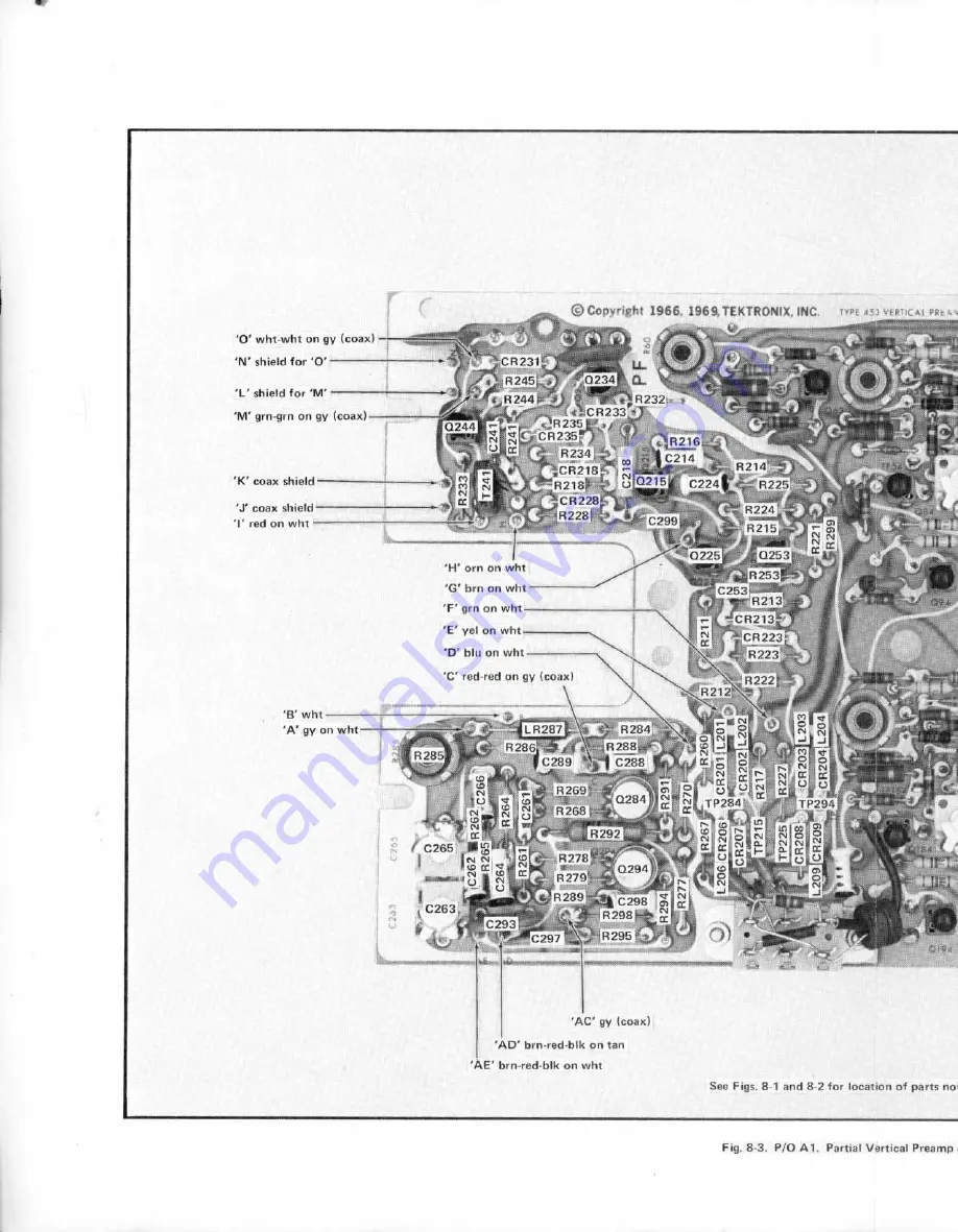 Tektronix 453A Instruction Manual Download Page 221