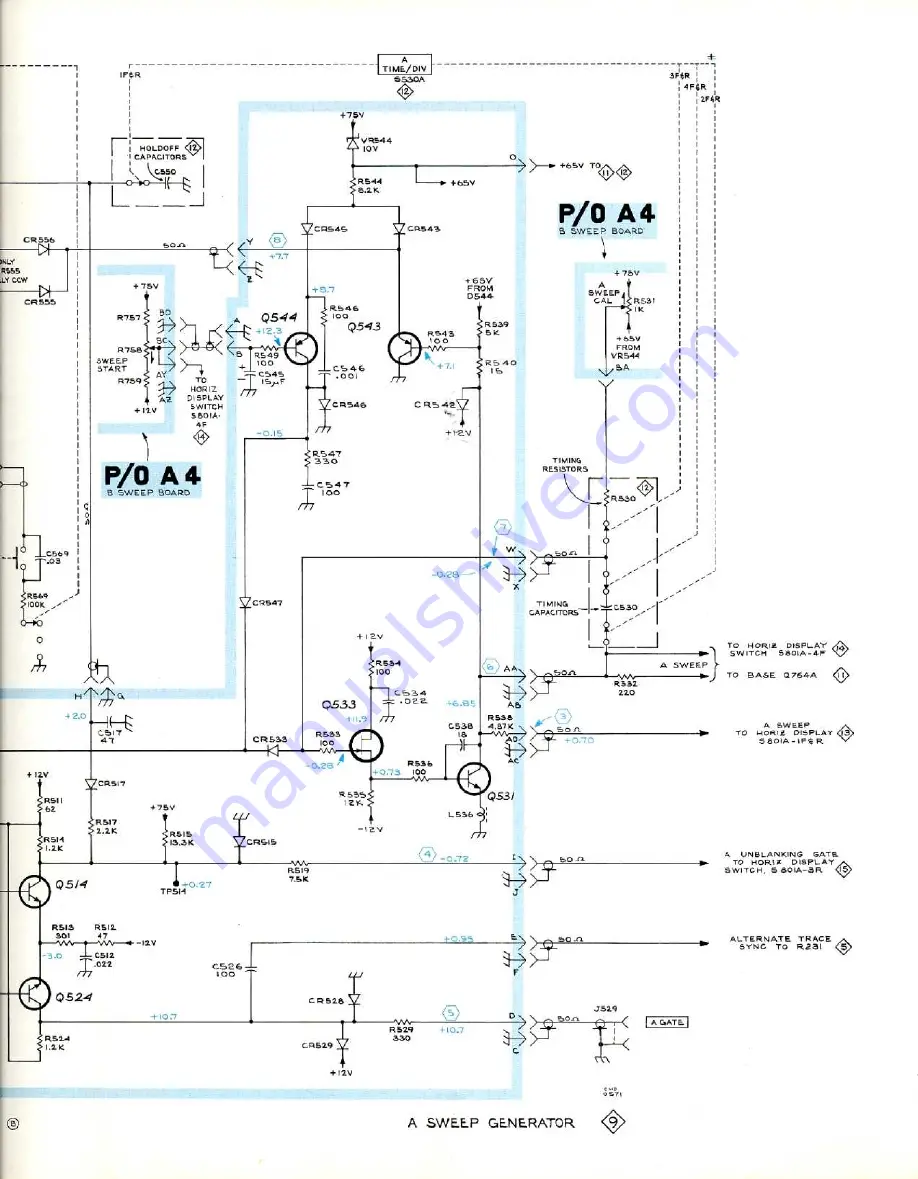 Tektronix 453A Instruction Manual Download Page 245