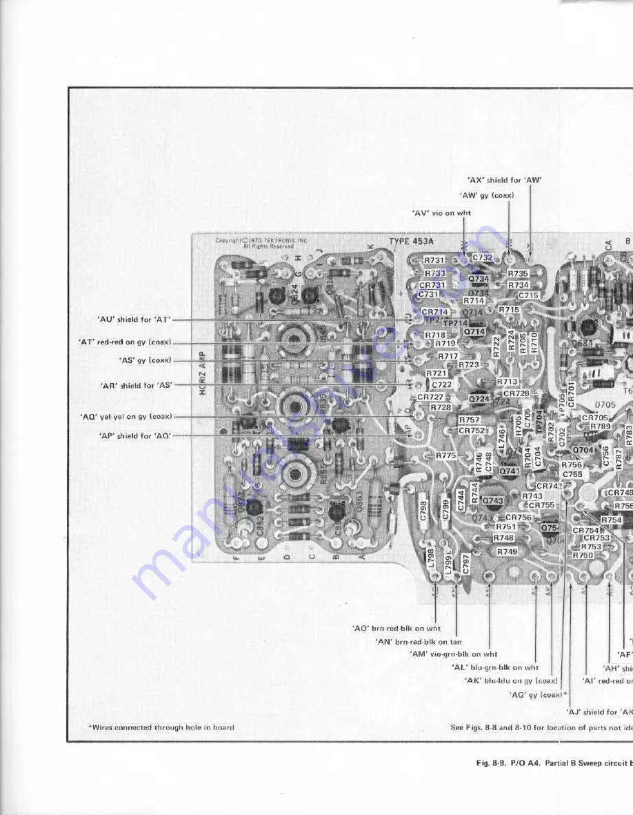 Tektronix 453A Instruction Manual Download Page 251