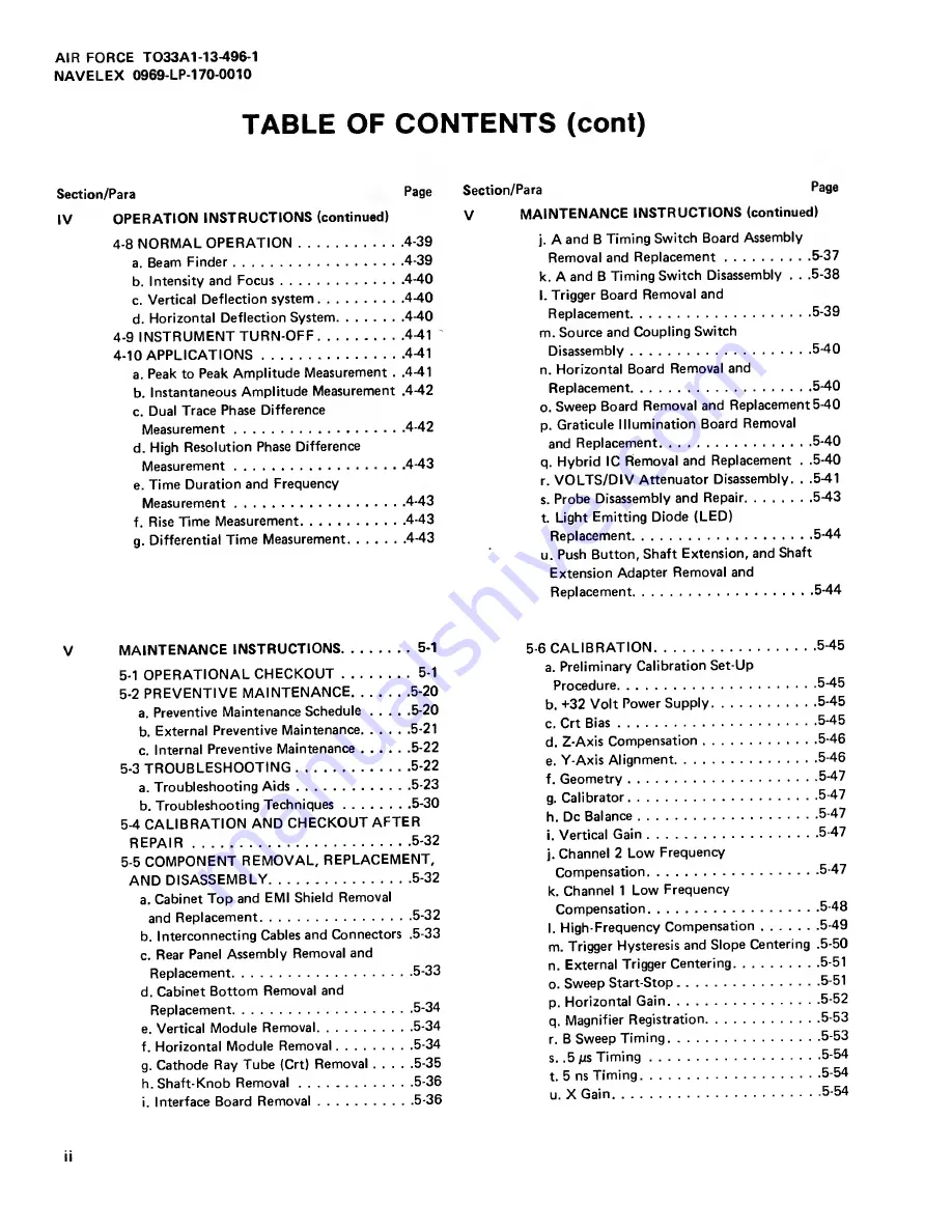 Tektronix 465M Technical Manual Download Page 6