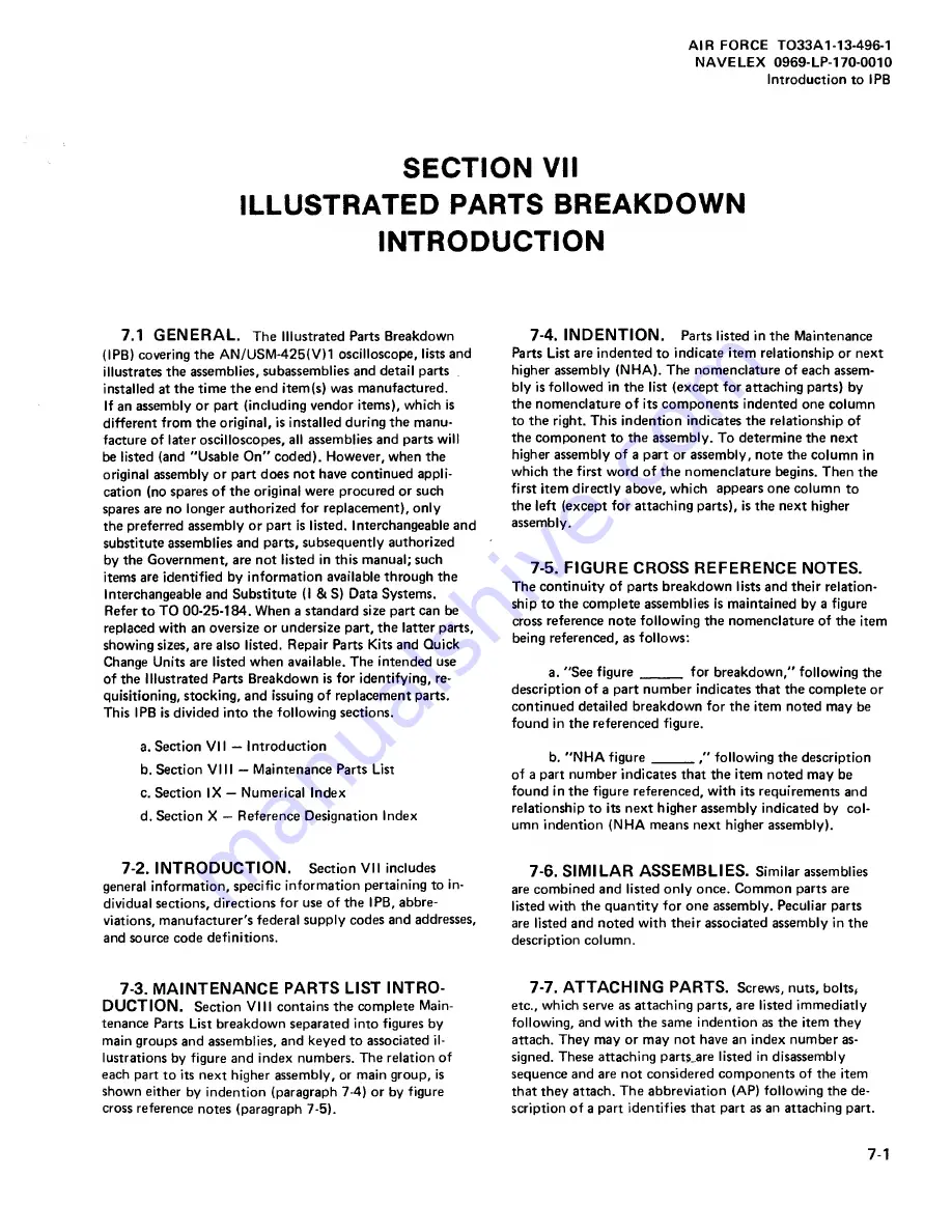 Tektronix 465M Technical Manual Download Page 135