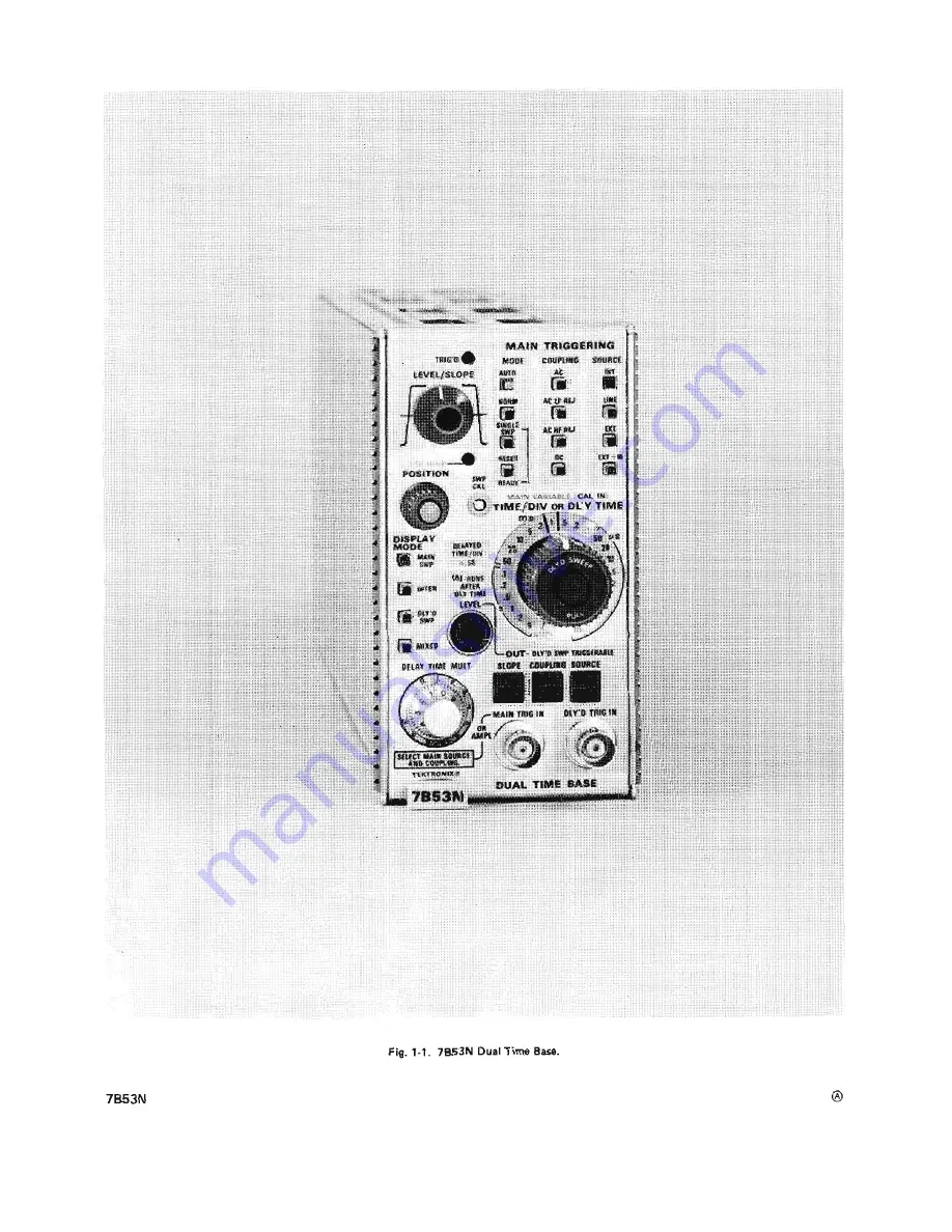 Tektronix 7B53N Instruction Manual Download Page 4