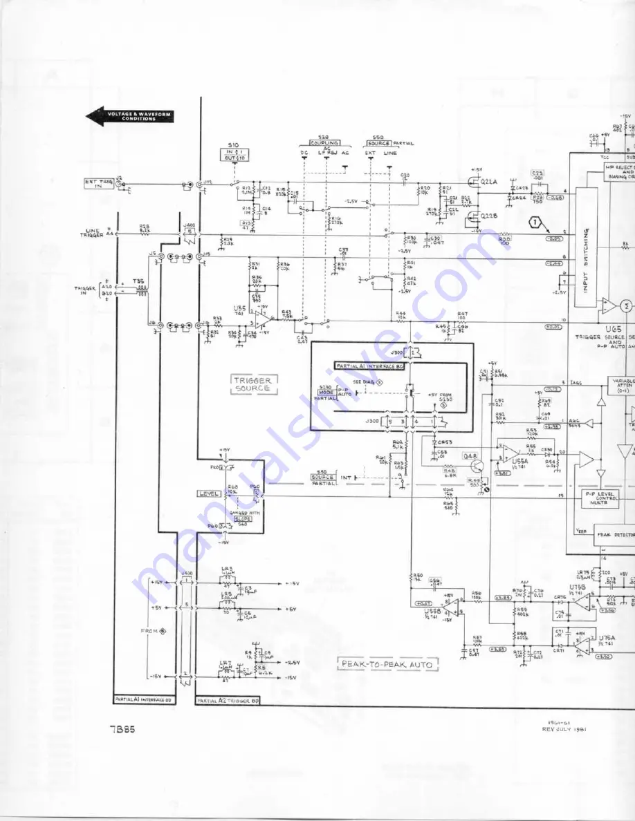 Tektronix 7B85 Instruction Manual Download Page 130