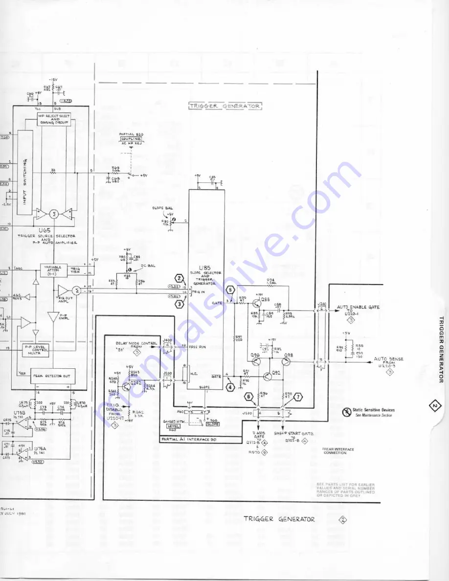 Tektronix 7B85 Скачать руководство пользователя страница 131