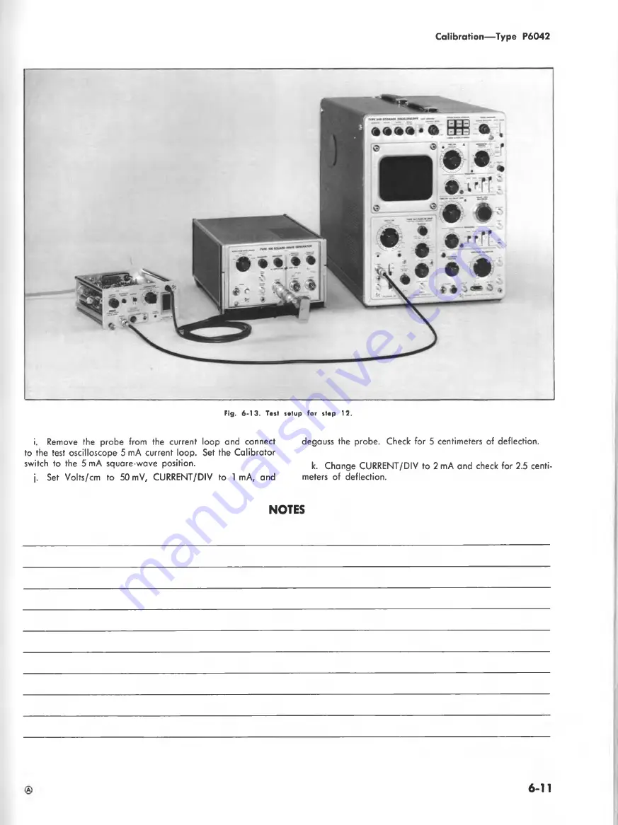 Tektronix P6042 PROBE Instruction Manual Download Page 39