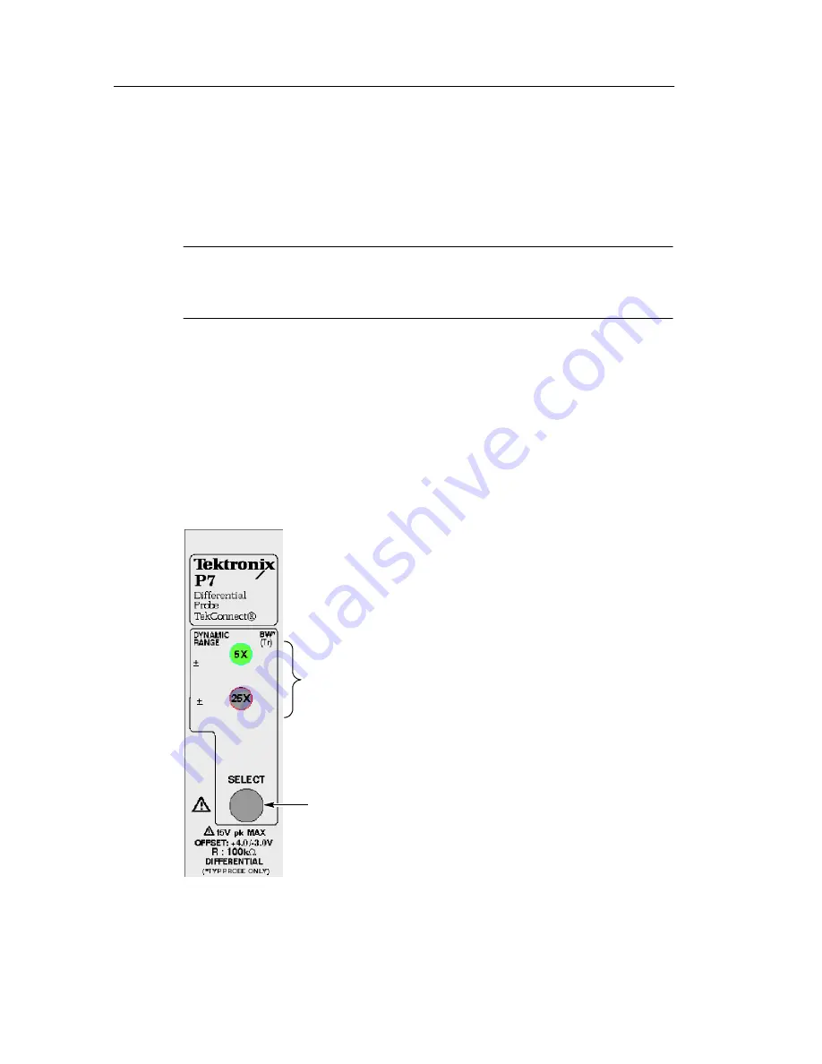 Tektronix P7313 User Manual Download Page 16