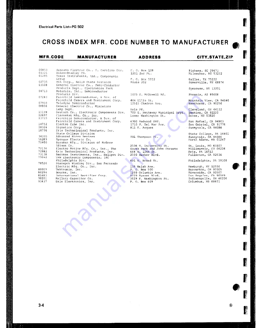 Tektronix PG502 Скачать руководство пользователя страница 18