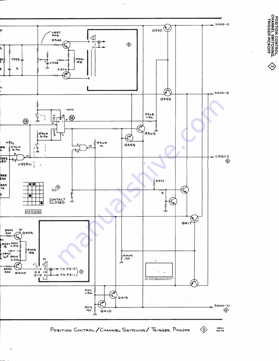 Tektronix SC 502 Скачать руководство пользователя страница 100