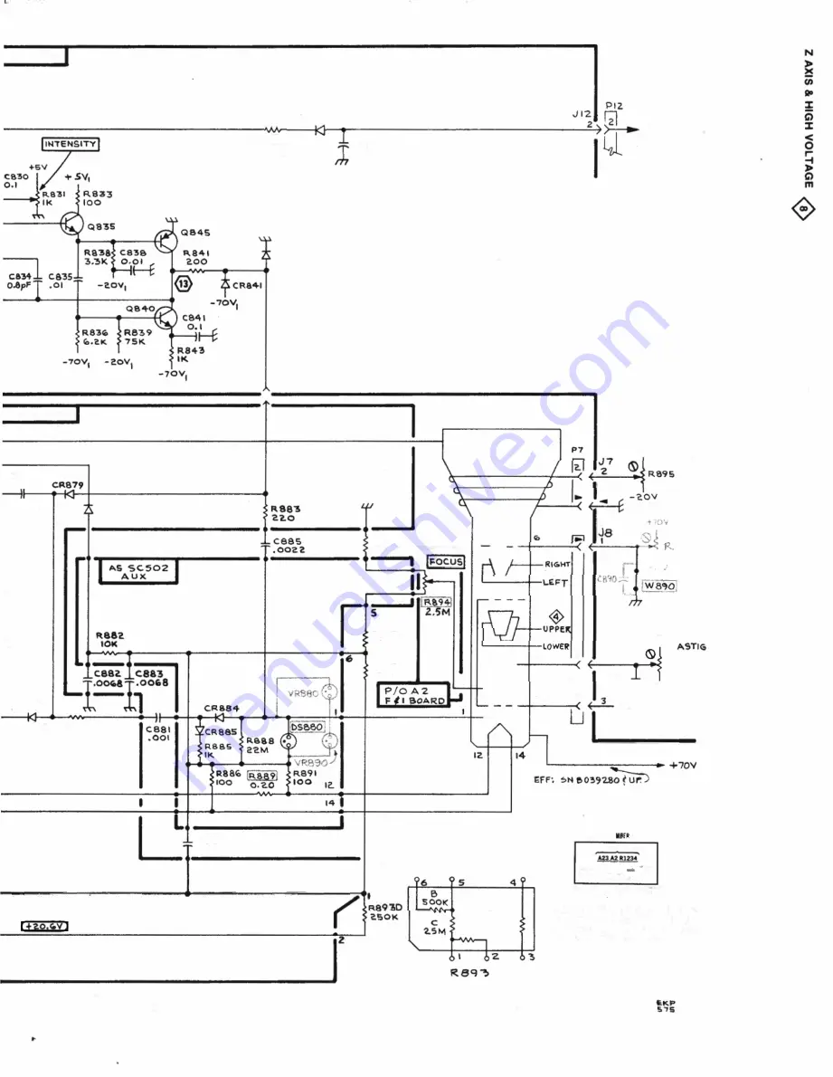 Tektronix SC 502 Instruction Manual Download Page 114