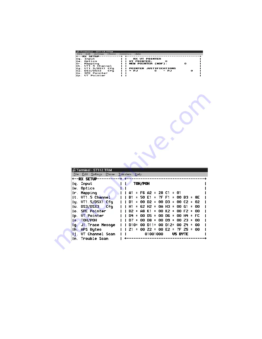 Tektronix ST112 User Manual Download Page 84