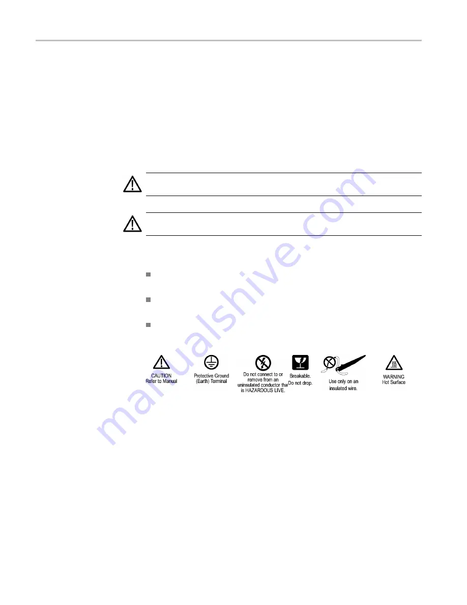 Tektronix TCP300 Series User Manual Download Page 12