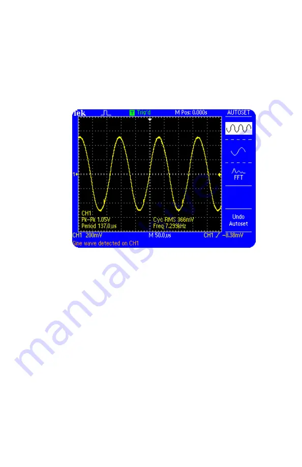 Tektronix TDS1000B Series Скачать руководство пользователя страница 151