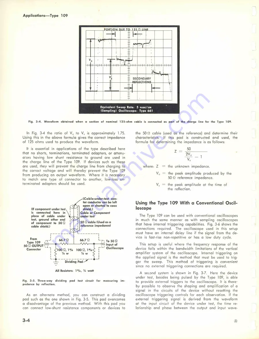 Tektronix TYPE 109 Скачать руководство пользователя страница 16