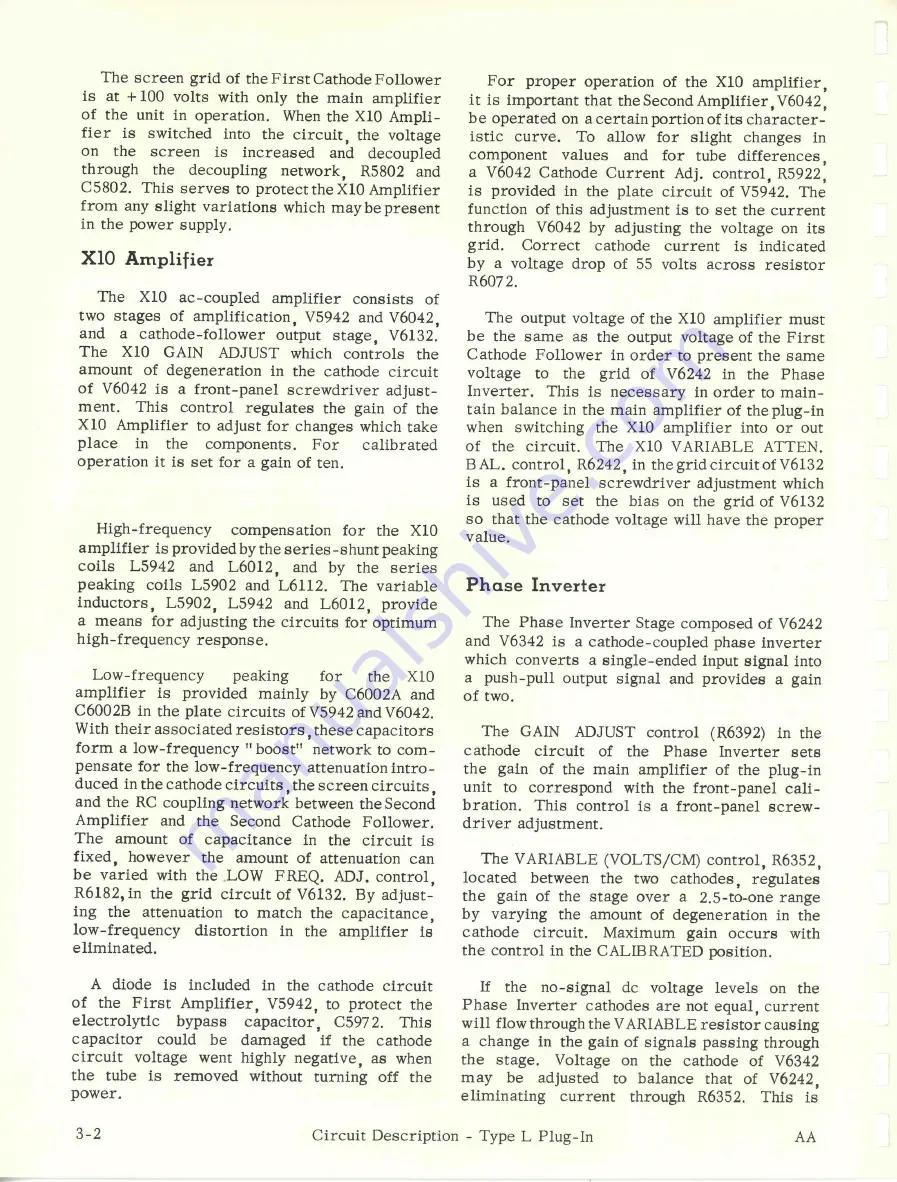 Tektronix TYPE L Instruction Manual Download Page 14