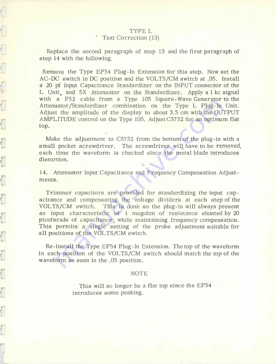 Tektronix TYPE L Instruction Manual Download Page 45