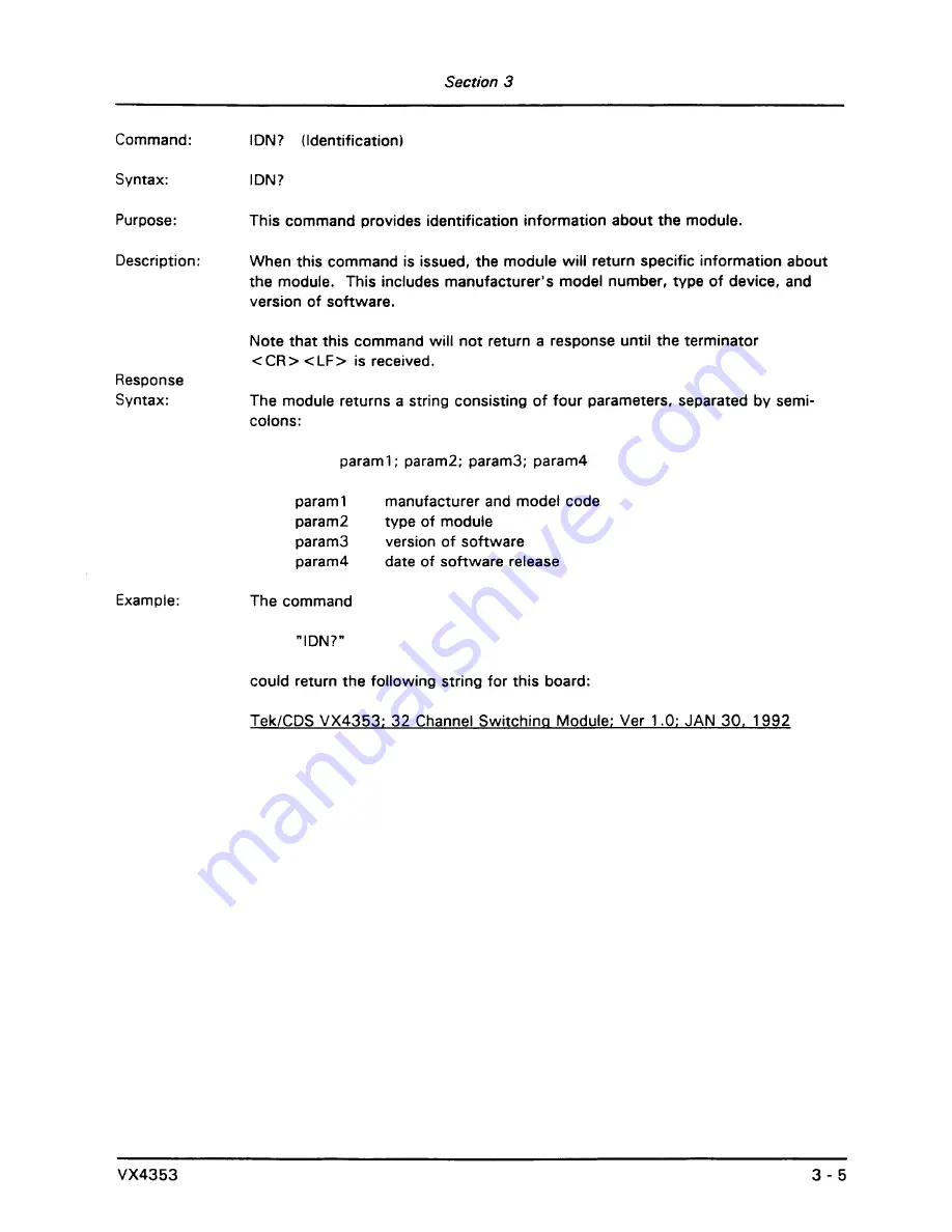 Tektronix VX4353 User Manual Download Page 33