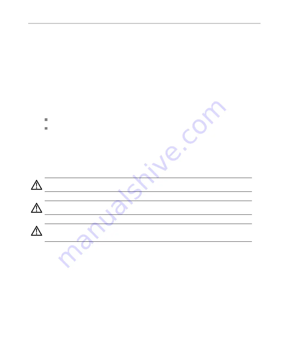 Tektronix WFM4000 Series User Manual Download Page 19