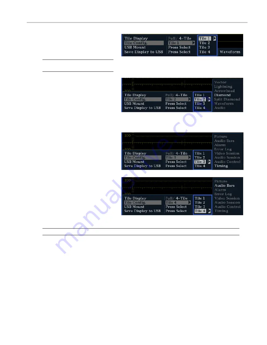 Tektronix WFM4000 Series User Manual Download Page 33