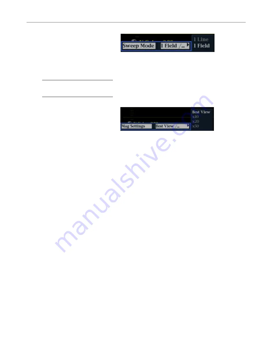 Tektronix WFM4000 Series User Manual Download Page 35