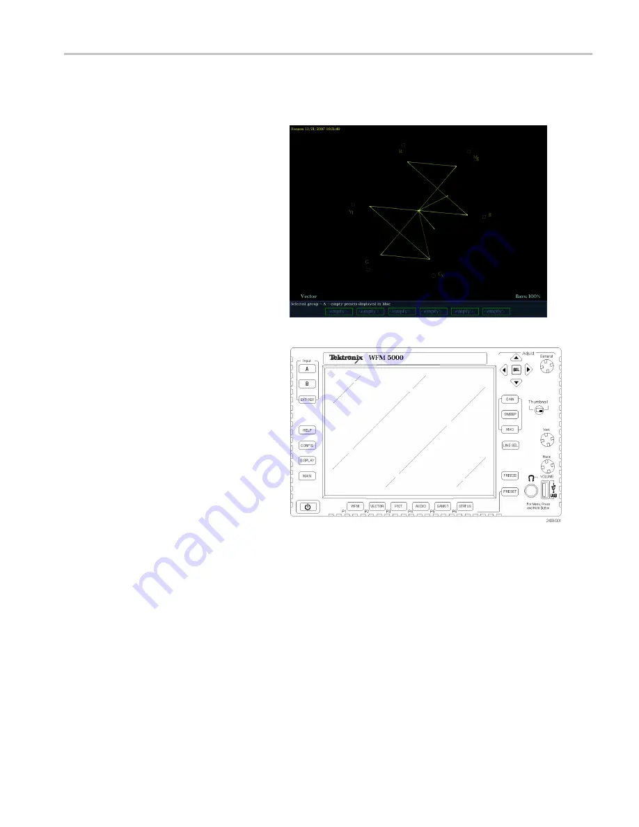 Tektronix WFM4000 Series User Manual Download Page 37