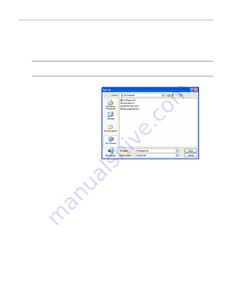 Tektronix WFM4000 Series User Manual Download Page 72