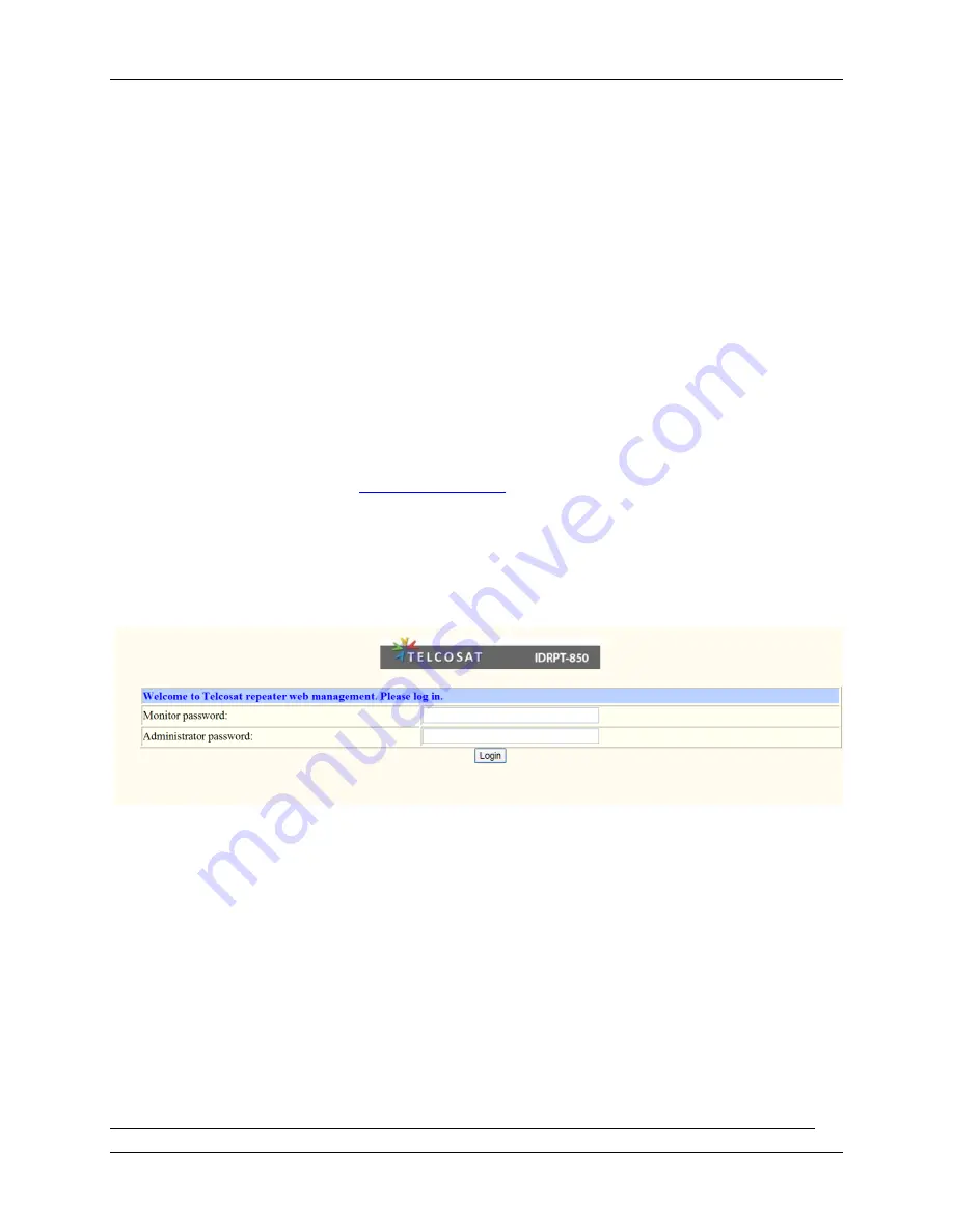 Telcosat RBB 850 User Operation & Maintenance Manual Download Page 13