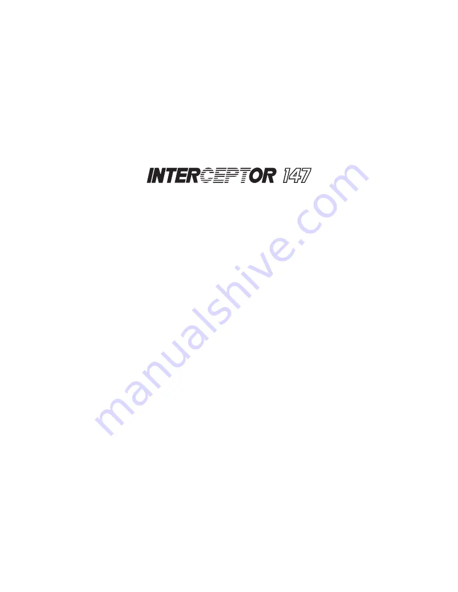 Telecommunications Techniques Corporation interceptor 147 Reference Manual Download Page 1