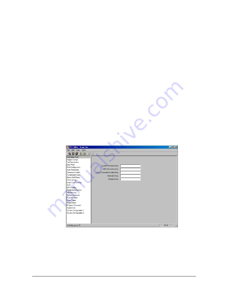 Telecor VS1 Installation, Configuration & Operating Manual Download Page 94