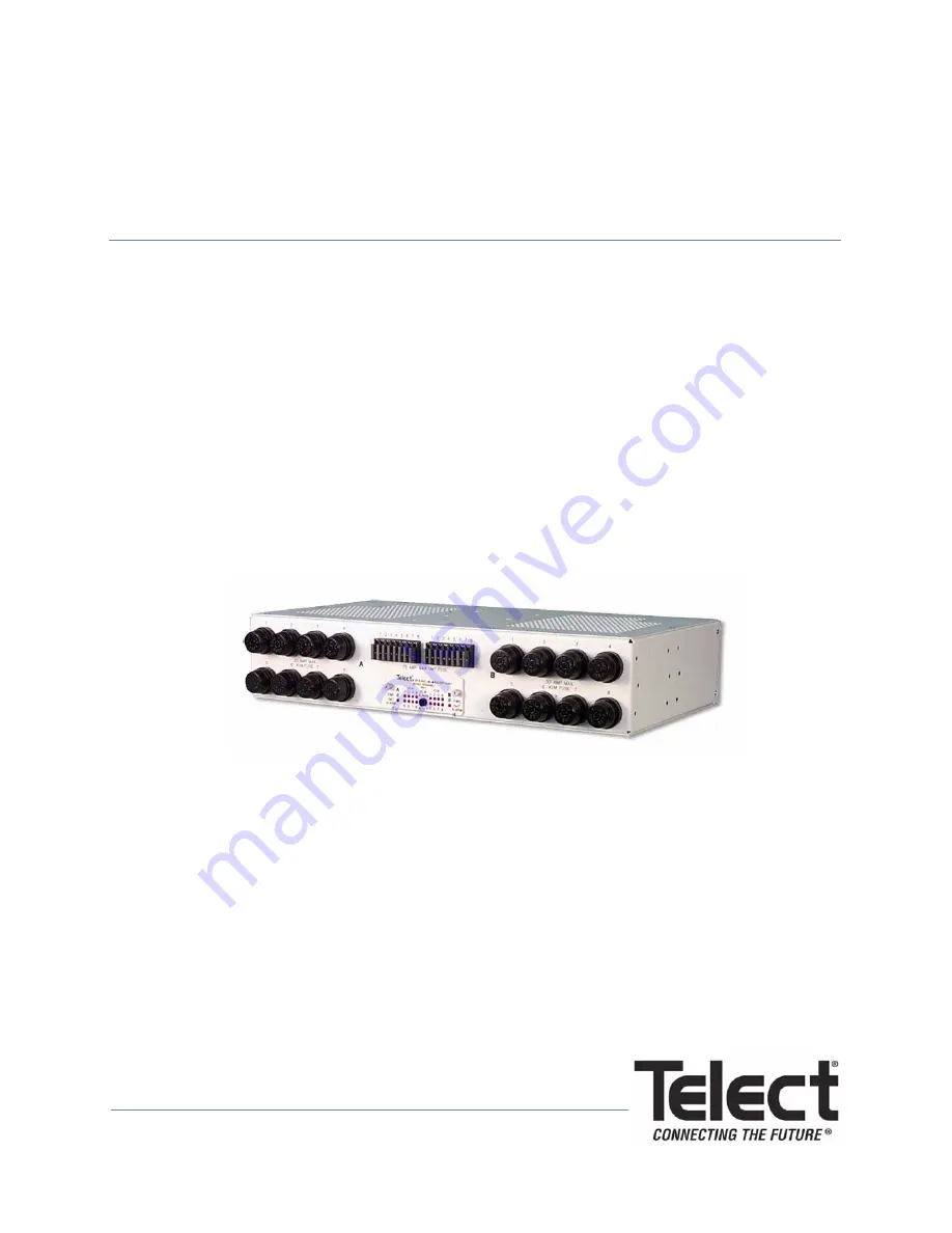 Telect 009-8004-0208 Installation Manual Download Page 1