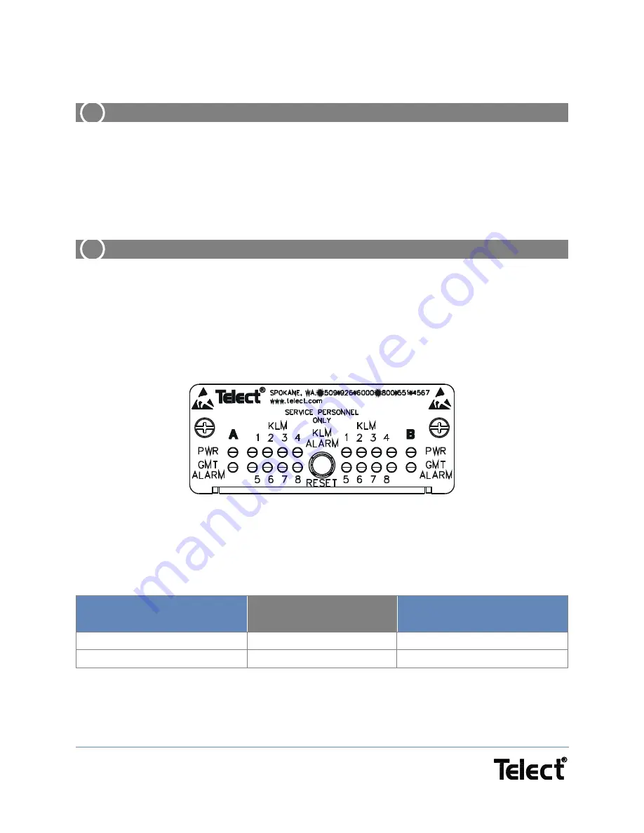 Telect 009-8004-0208 Скачать руководство пользователя страница 13