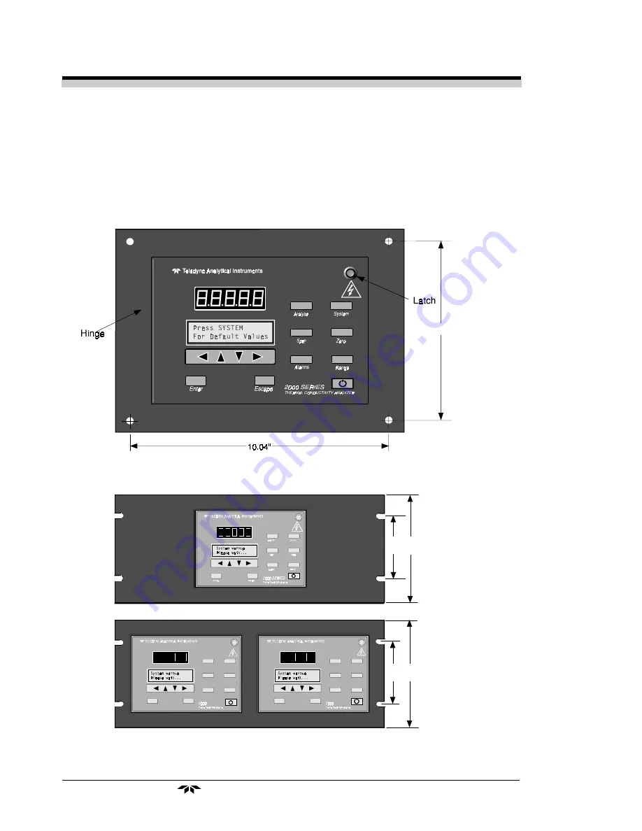 Teledyne 2000A-EU Operating Instructions Manual Download Page 24